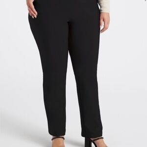 Tribal Women's Classic Black Straight Leg Pants